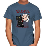 It's So Evil - Mens T-Shirts RIPT Apparel Small / Indigo Blue