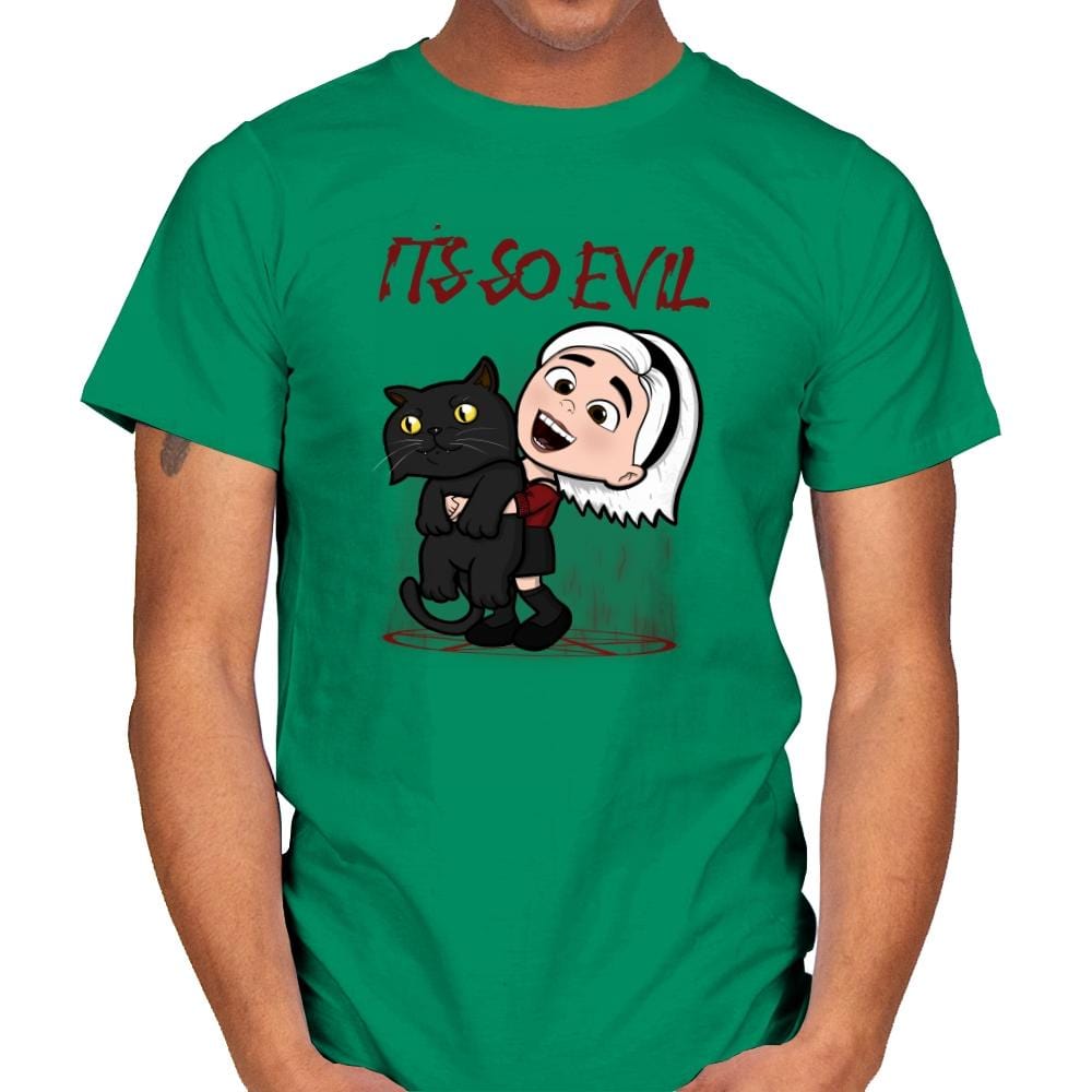 It's So Evil - Mens T-Shirts RIPT Apparel Small / Kelly Green