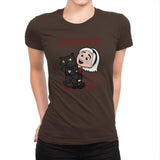 It's So Evil - Womens Premium T-Shirts RIPT Apparel Small / Dark Chocolate