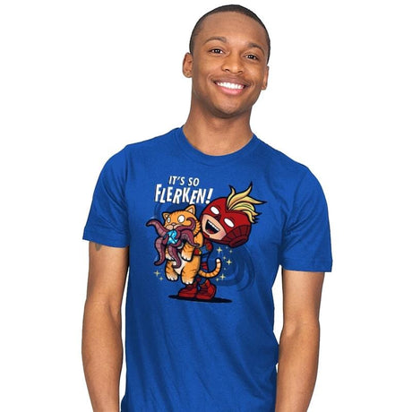 It's so flerken - Mens T-Shirts RIPT Apparel Small / Royal