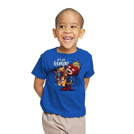 It's so flerken - Youth T-Shirts RIPT Apparel X-small / Royal