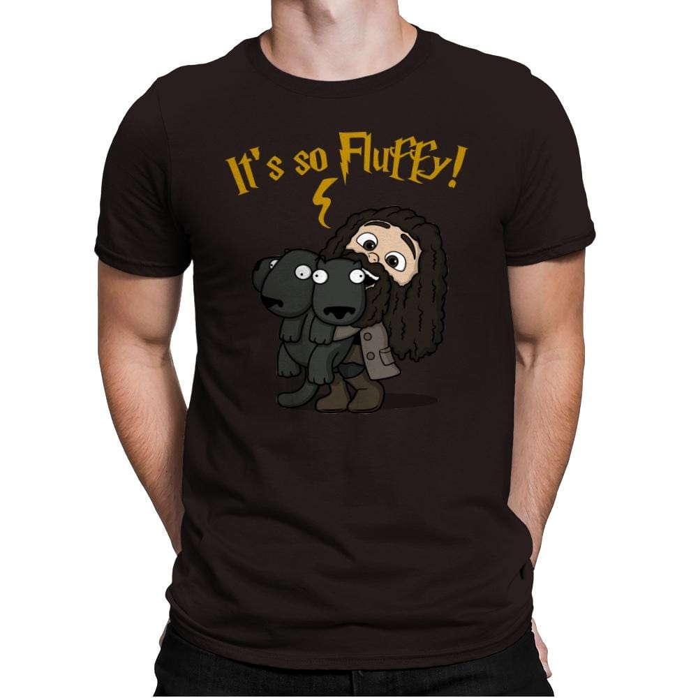 It's So Fluffy! - Raffitees - Mens Premium T-Shirts RIPT Apparel Small / Dark Chocolate