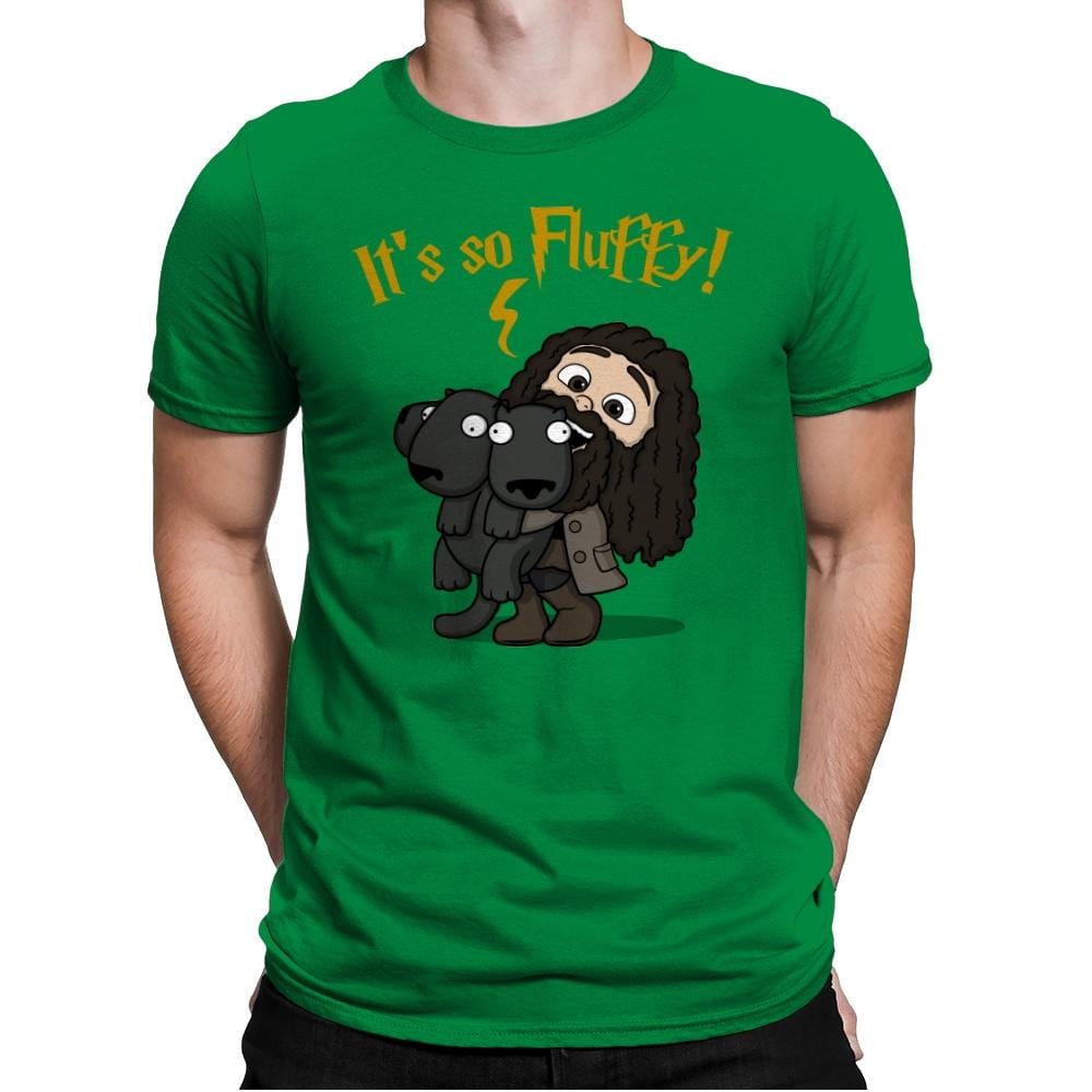 It's So Fluffy! - Raffitees - Mens Premium T-Shirts RIPT Apparel Small / Kelly Green