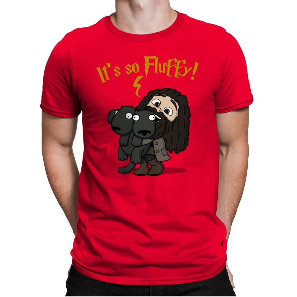 It's So Fluffy! - Raffitees - Mens Premium T-Shirts RIPT Apparel Small / Red