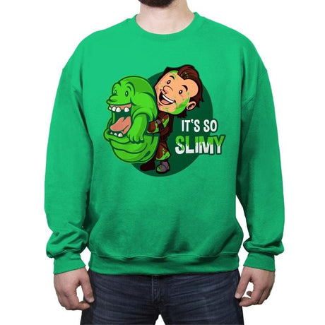 It's So Slimy - Crew Neck Sweatshirt Crew Neck Sweatshirt RIPT Apparel Small / Irish Green