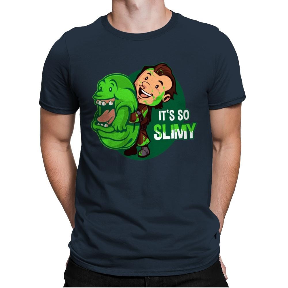 It's So Slimy - Mens Premium T-Shirts RIPT Apparel Small / Indigo