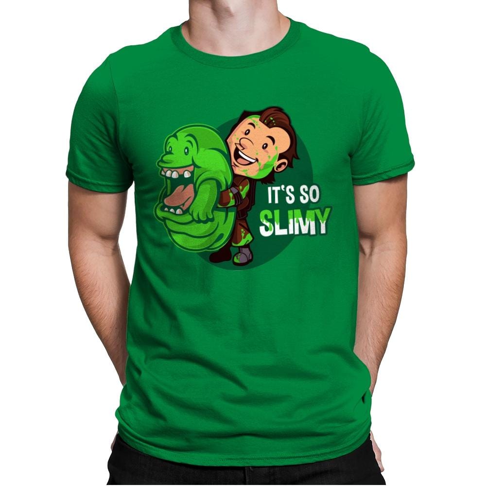 It's So Slimy - Mens Premium T-Shirts RIPT Apparel Small / Kelly Green