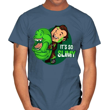 It's So Slimy - Mens T-Shirts RIPT Apparel Small / Indigo Blue