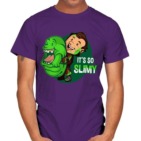 It's So Slimy - Mens T-Shirts RIPT Apparel Small / Purple