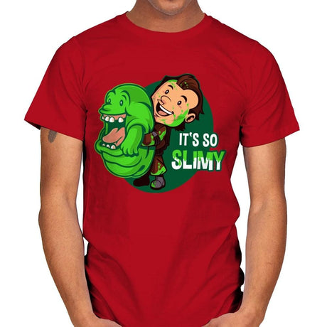 It's So Slimy - Mens T-Shirts RIPT Apparel Small / Red