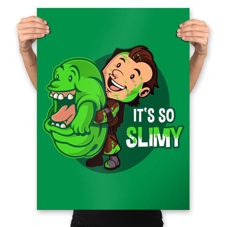 It's So Slimy - Prints Posters RIPT Apparel 18x24 / Kelly