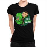 It's So Slimy - Womens Premium T-Shirts RIPT Apparel Small / Indigo