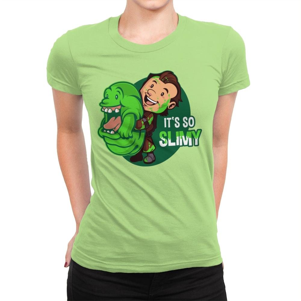 It's So Slimy - Womens Premium T-Shirts RIPT Apparel Small / Mint