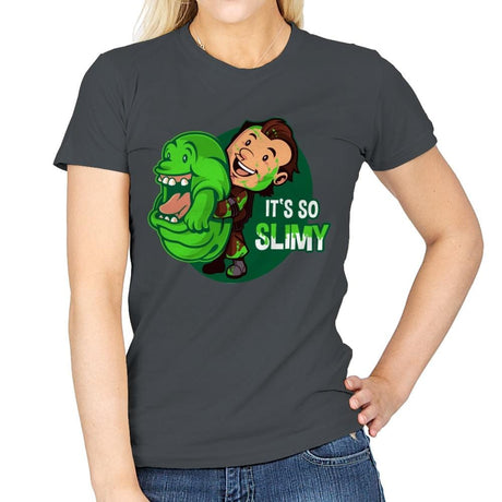 It's So Slimy - Womens T-Shirts RIPT Apparel Small / Charcoal
