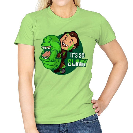 It's So Slimy - Womens T-Shirts RIPT Apparel Small / Mint Green