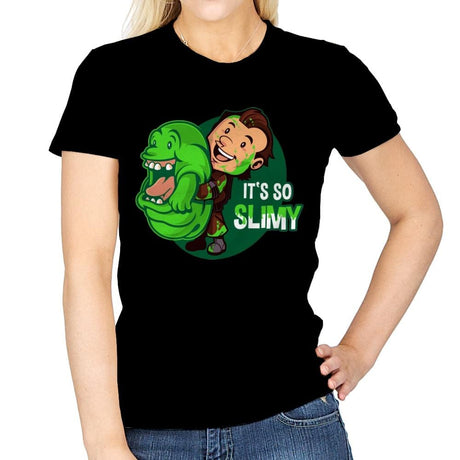It's So Slimy - Womens T-Shirts RIPT Apparel Small / Navy