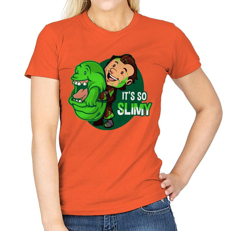 It's So Slimy - Womens T-Shirts RIPT Apparel Small / Orange