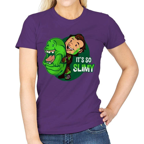It's So Slimy - Womens T-Shirts RIPT Apparel Small / Purple