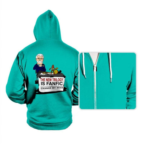 It was all fanfic - Hoodies Hoodies RIPT Apparel Small / Teal