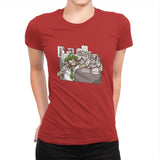 Italian Conspiracy - Womens Premium T-Shirts RIPT Apparel Small / Red
