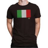 Italy Brick Flag Exclusive - Mens Premium T-Shirts RIPT Apparel Small / Dark Chocolate