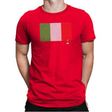 Italy Brick Flag Exclusive - Mens Premium T-Shirts RIPT Apparel Small / Red