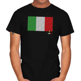 Italy Brick Flag Exclusive - Mens T-Shirts RIPT Apparel Small / Black