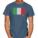 Italy Brick Flag Exclusive - Mens T-Shirts RIPT Apparel Small / Indigo Blue