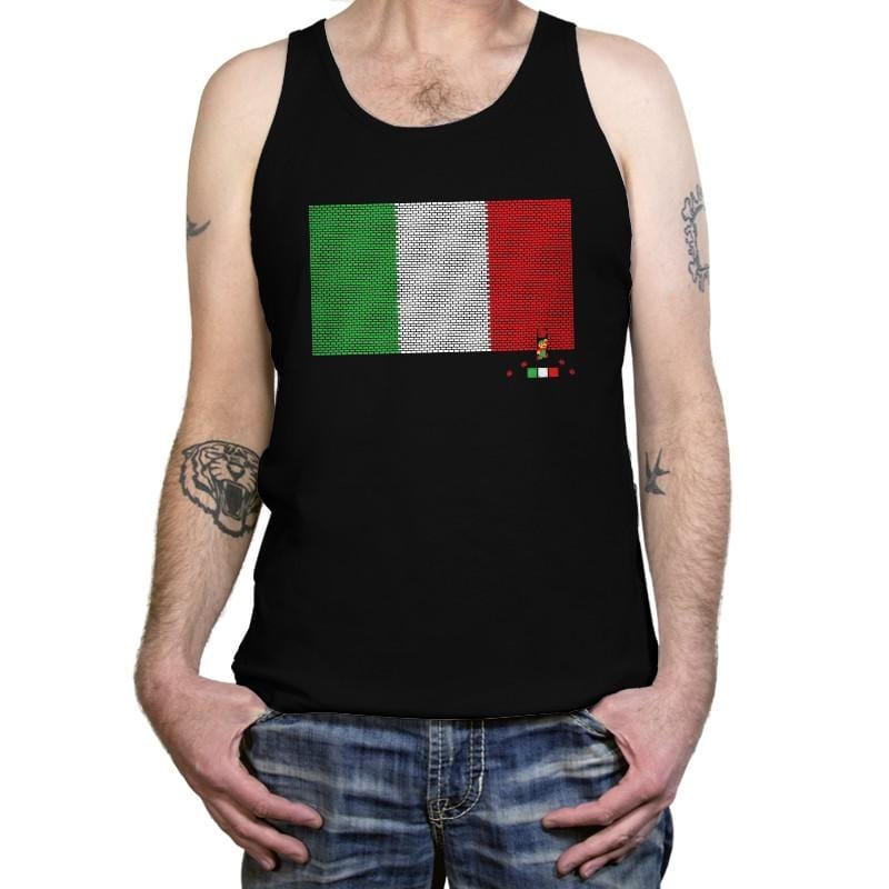 Italy Brick Flag Exclusive - Tanktop Tanktop RIPT Apparel