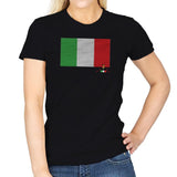 Italy Brick Flag Exclusive - Womens T-Shirts RIPT Apparel 3x-large / Black