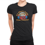 Its what's Inside that Counts - Womens Premium T-Shirts RIPT Apparel Small / Black