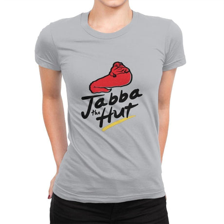Jabba Hut - Womens Premium T-Shirts RIPT Apparel Small / Heather Grey
