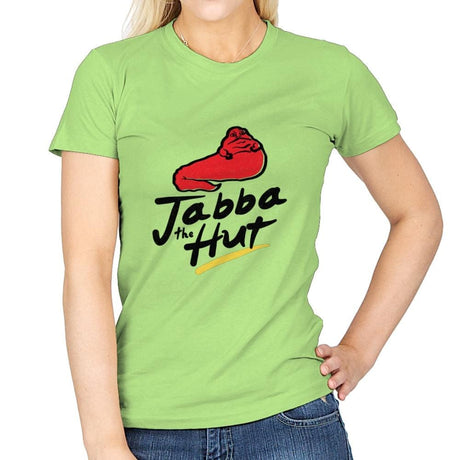 Jabba Hut - Womens T-Shirts RIPT Apparel Small / Mint Green