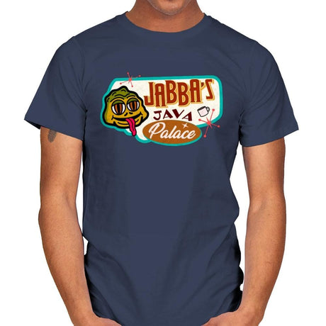 Jabba’s Java Palace - Mens T-Shirts RIPT Apparel Small / Navy