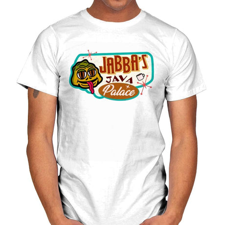 Jabba’s Java Palace - Mens T-Shirts RIPT Apparel Small / White