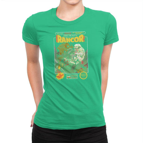 Jabba's Rancor Exclusive - Womens Premium T-Shirts RIPT Apparel Small / Kelly Green