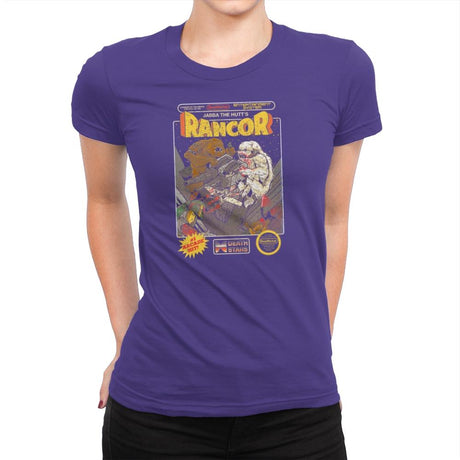 Jabba's Rancor Exclusive - Womens Premium T-Shirts RIPT Apparel Small / Purple Rush