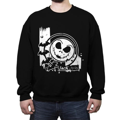 Jack 12/25 - Crew Neck Sweatshirt Crew Neck Sweatshirt RIPT Apparel Small / Black