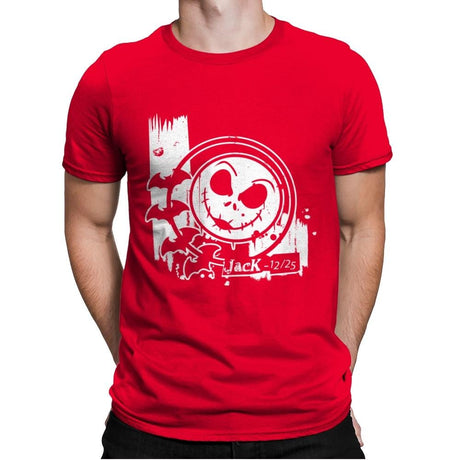 Jack 12/25 - Mens Premium T-Shirts RIPT Apparel Small / Red
