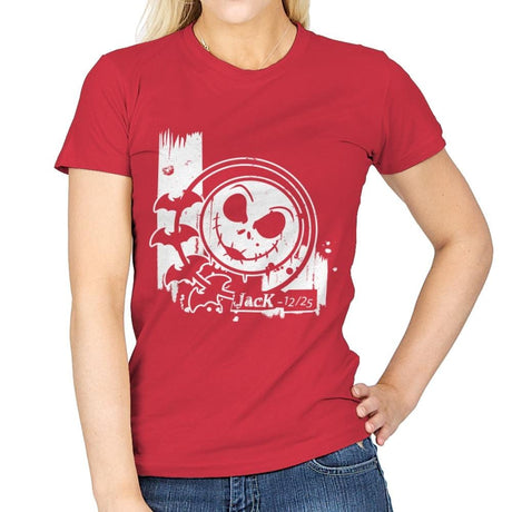 Jack 12/25 - Womens T-Shirts RIPT Apparel Small / Red