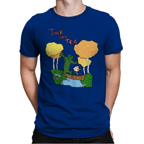 Jack and Ted - Mens Premium T-Shirts RIPT Apparel Small / Royal