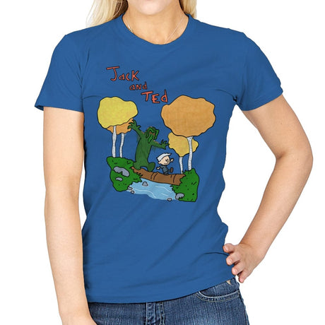 Jack and Ted - Womens T-Shirts RIPT Apparel Small / Royal