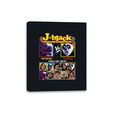 Jack Black Fighter - Shirt Club - Canvas Wraps Canvas Wraps RIPT Apparel 8x10 / Black