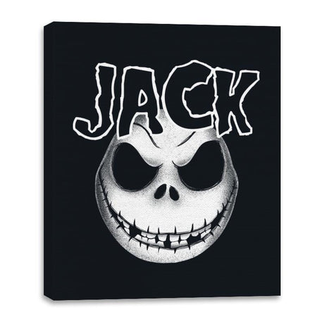Jack Is Back - Canvas Wraps Canvas Wraps RIPT Apparel 16x20 / Black