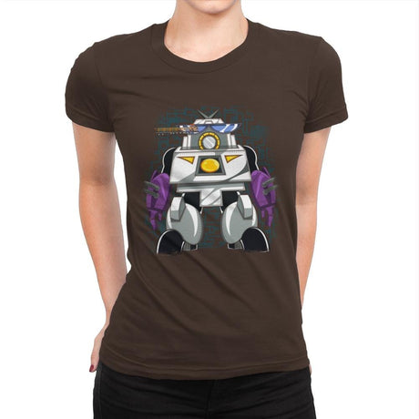 Jaeger Dexo-2000 - Womens Premium T-Shirts RIPT Apparel Small / Dark Chocolate
