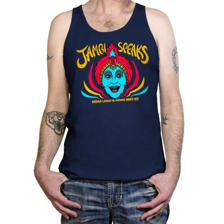 Jambi Speaks - Tanktop Tanktop RIPT Apparel X-Small / Navy