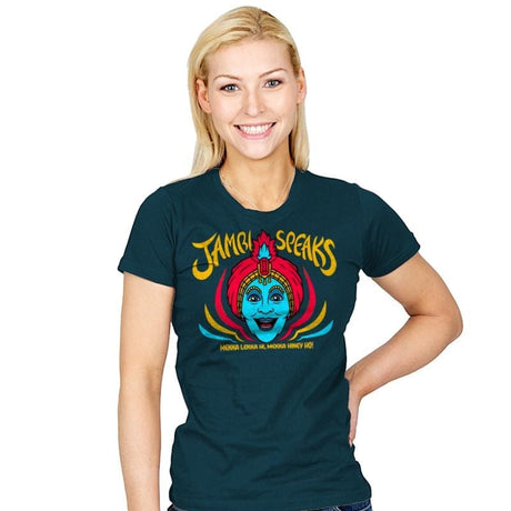 Jambi Speaks - Womens T-Shirts RIPT Apparel