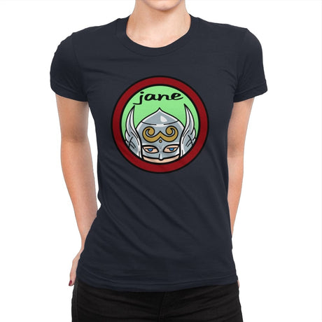 Jane - Womens Premium T-Shirts RIPT Apparel Small / Midnight Navy