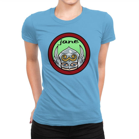 Jane - Womens Premium T-Shirts RIPT Apparel Small / Turquoise