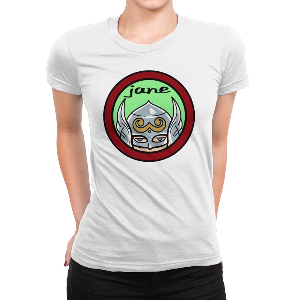 Jane - Womens Premium T-Shirts RIPT Apparel Small / White